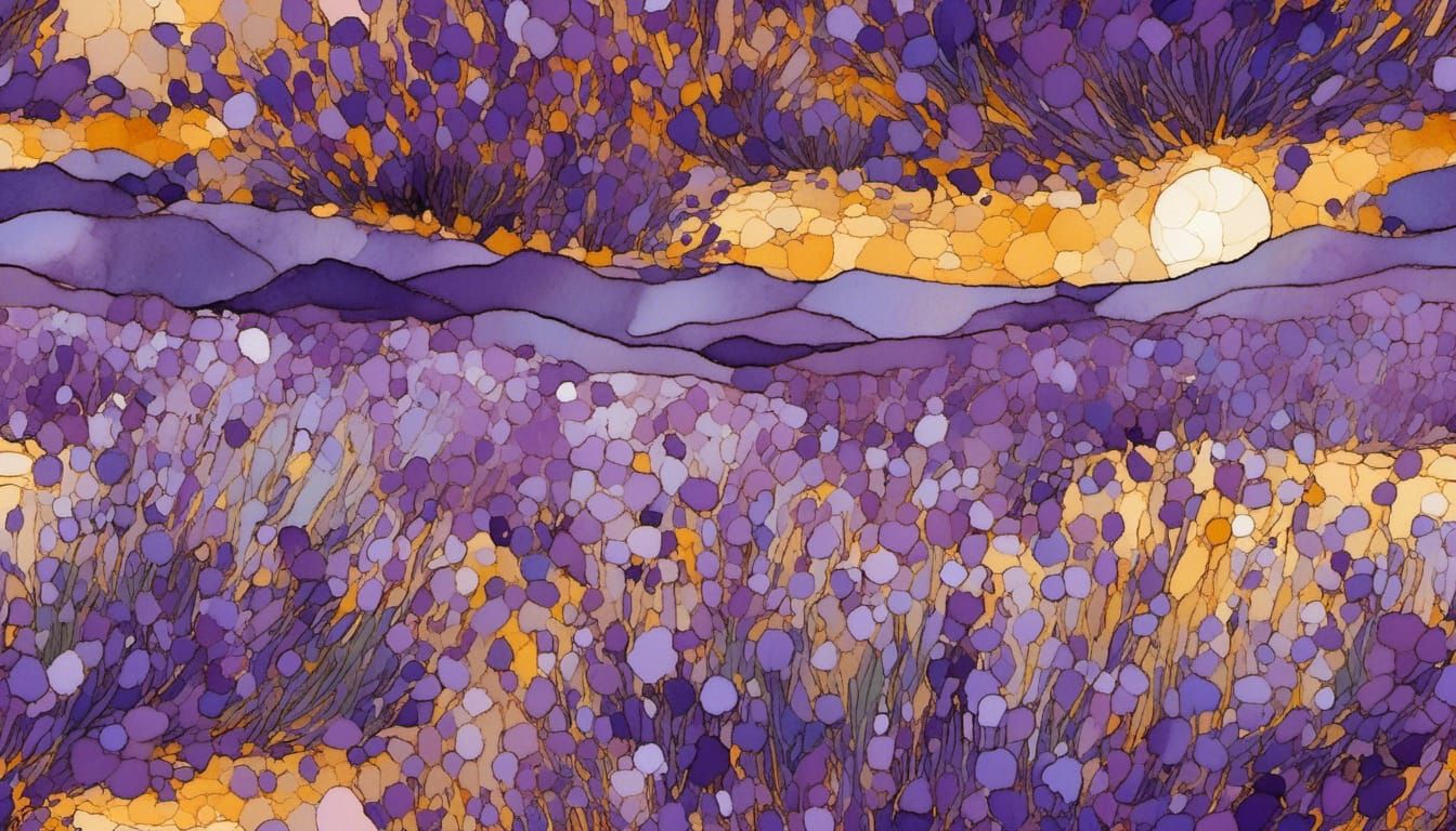 <lora:Lavender:1.0> Random more lavenders ! on the moon mars...