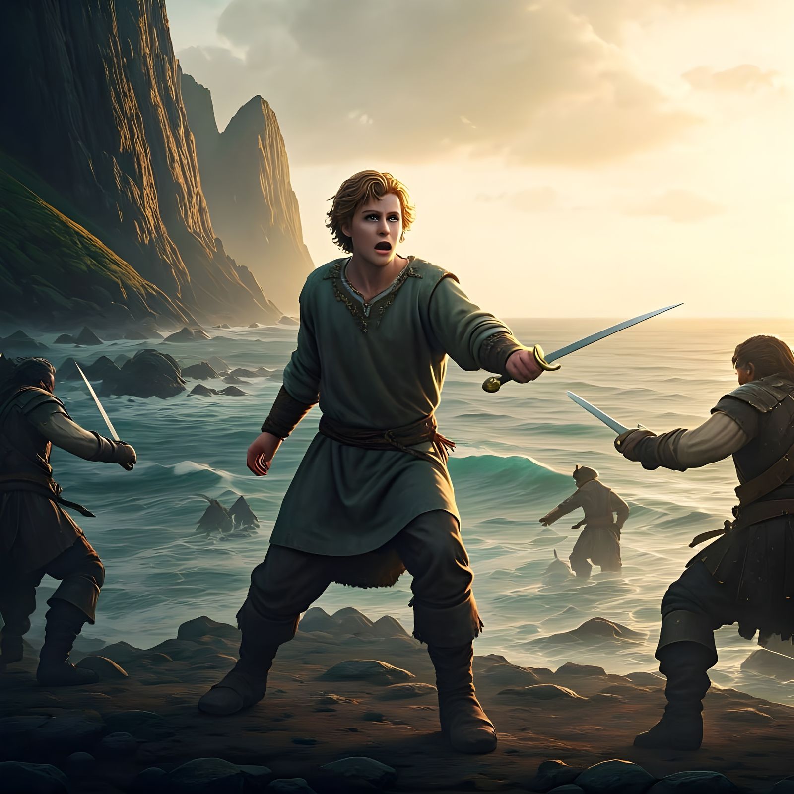 Teenage Saint Patrick Fights Off Irish Pirates in Ancient Br...