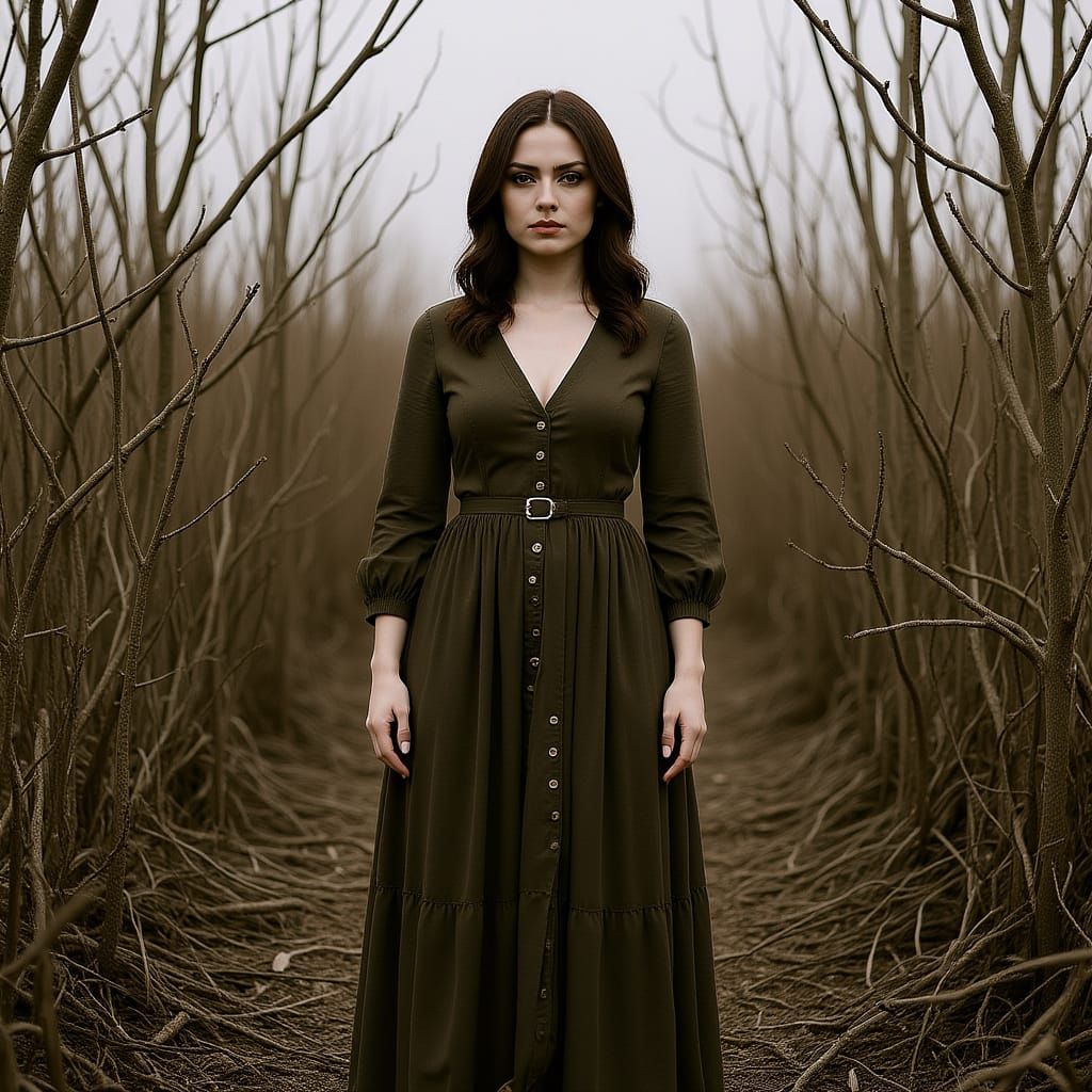 Eerie Macro Landscape Inspired by Dark Surrealism