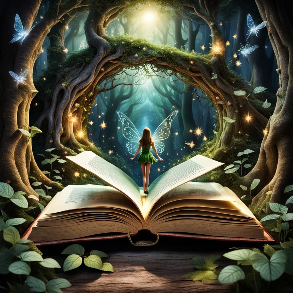 Mystical Realm Unveiled Within Ancient Tome