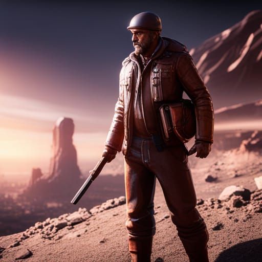 Epic 3D Render of Father Figure