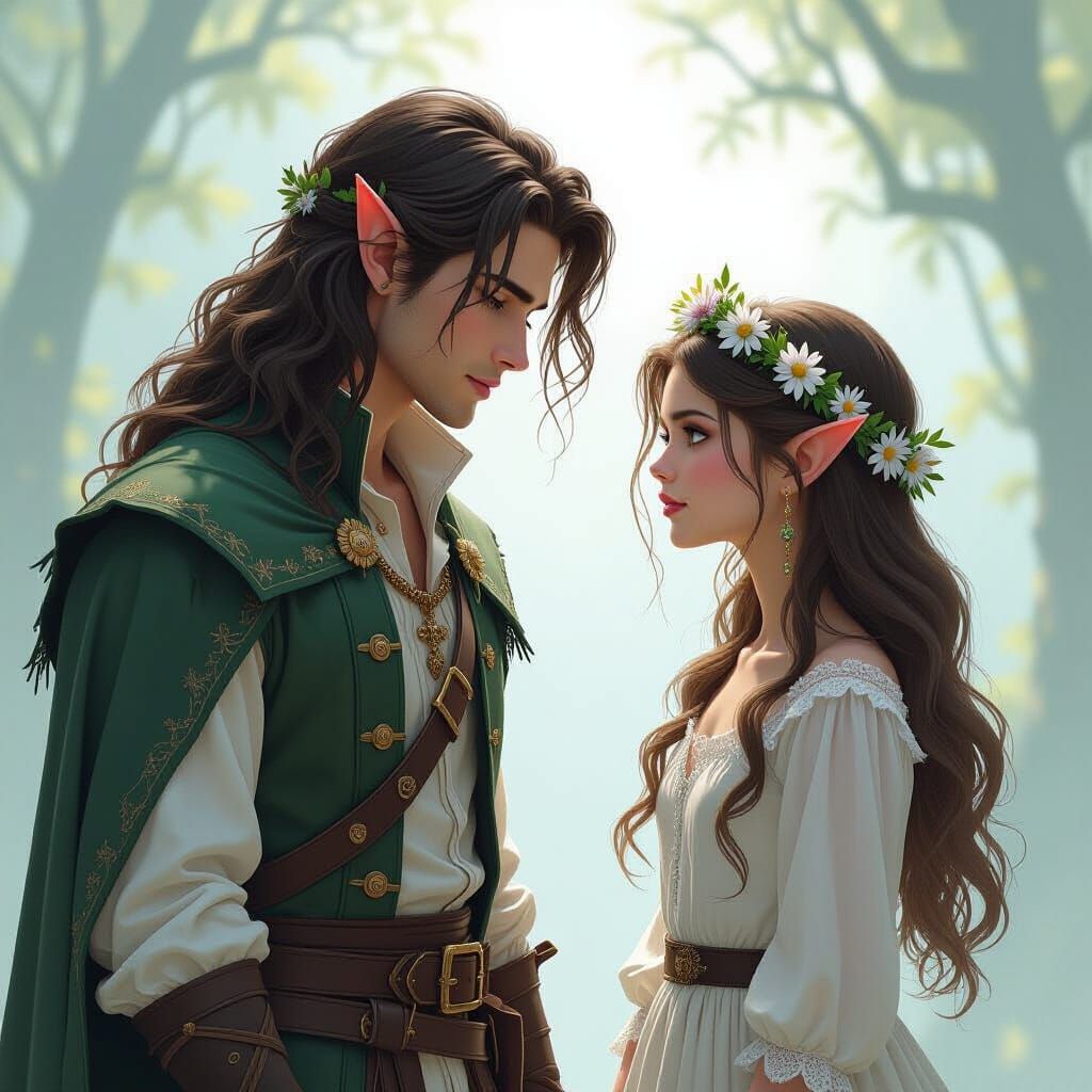 Enchanted Elven Prince Discovered in Dreamlike Realm