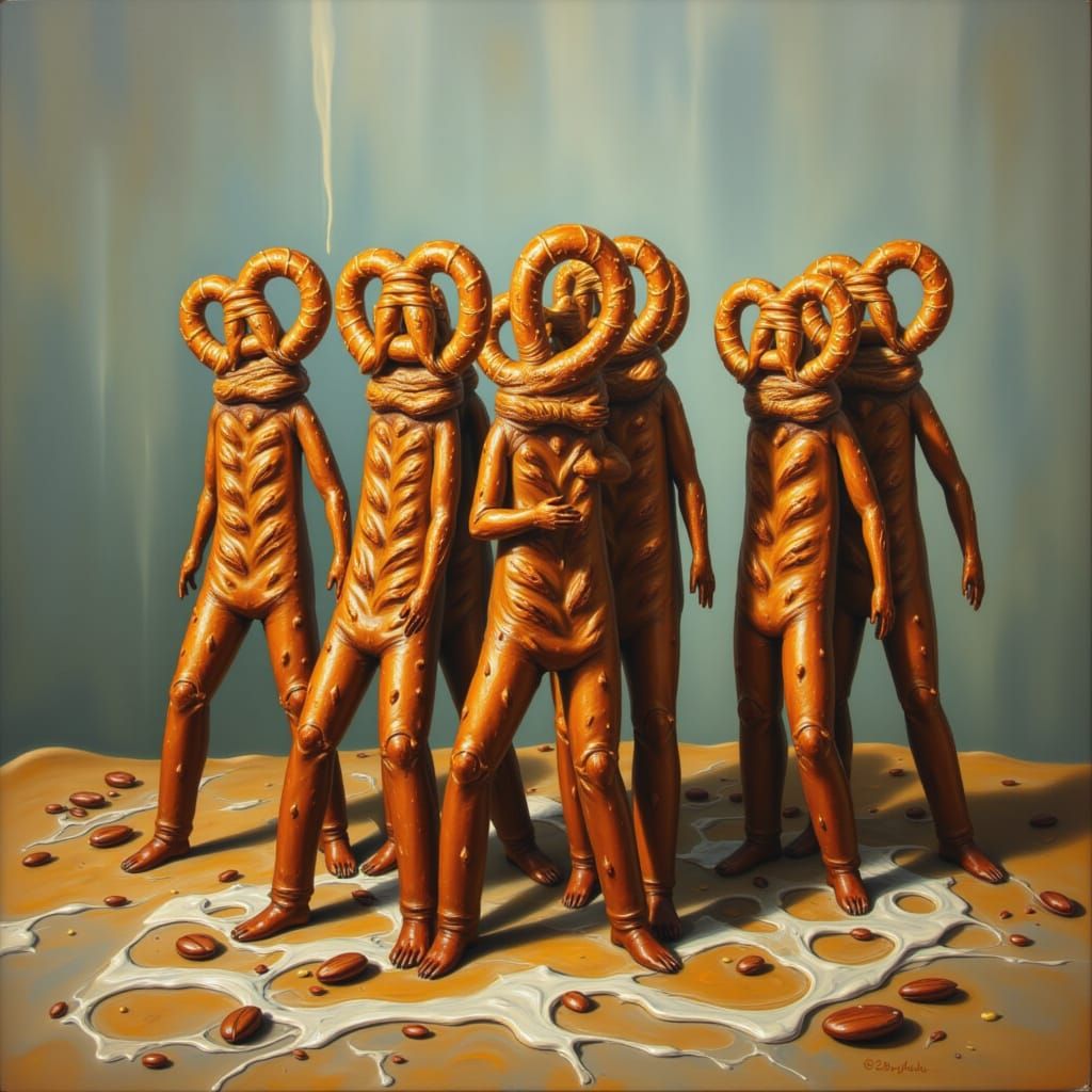 Giant Dragon in Pretzel People Style