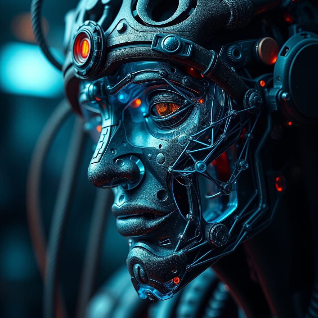 Hyperrealistic Human Design Details in Cinematic Style