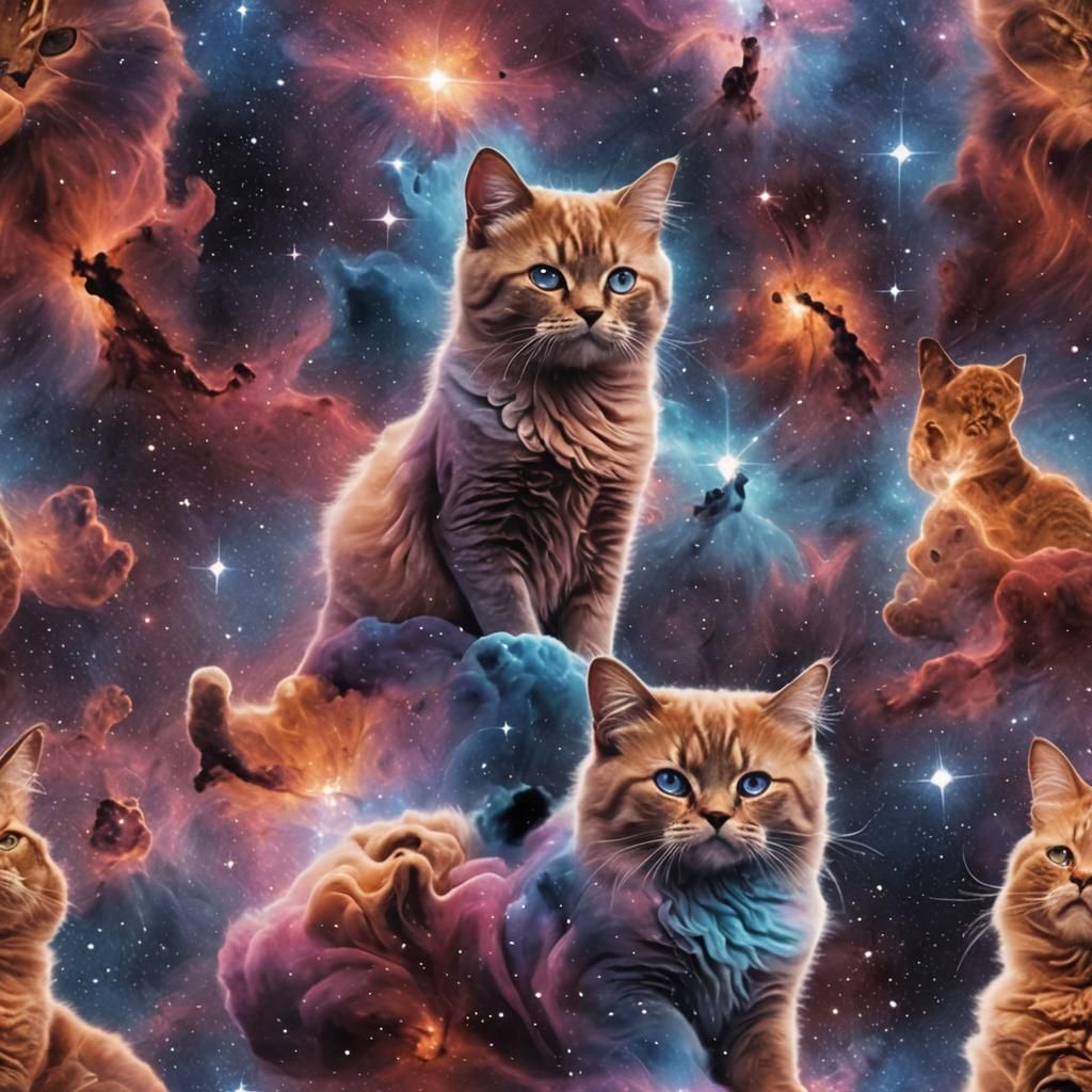 Nebula Cat: A Cosmic Feline Fantasy
