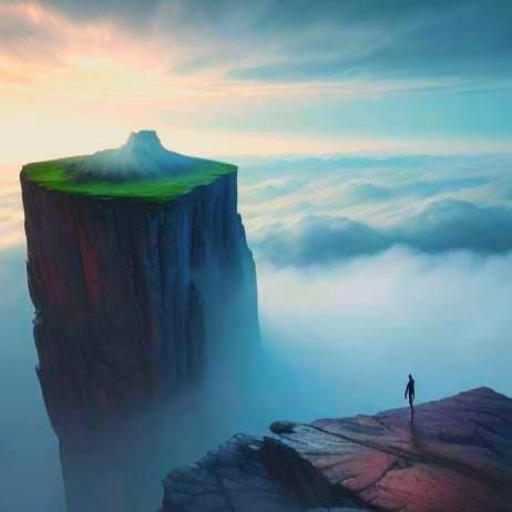 Abstract Dreamscape Generated from Single Word