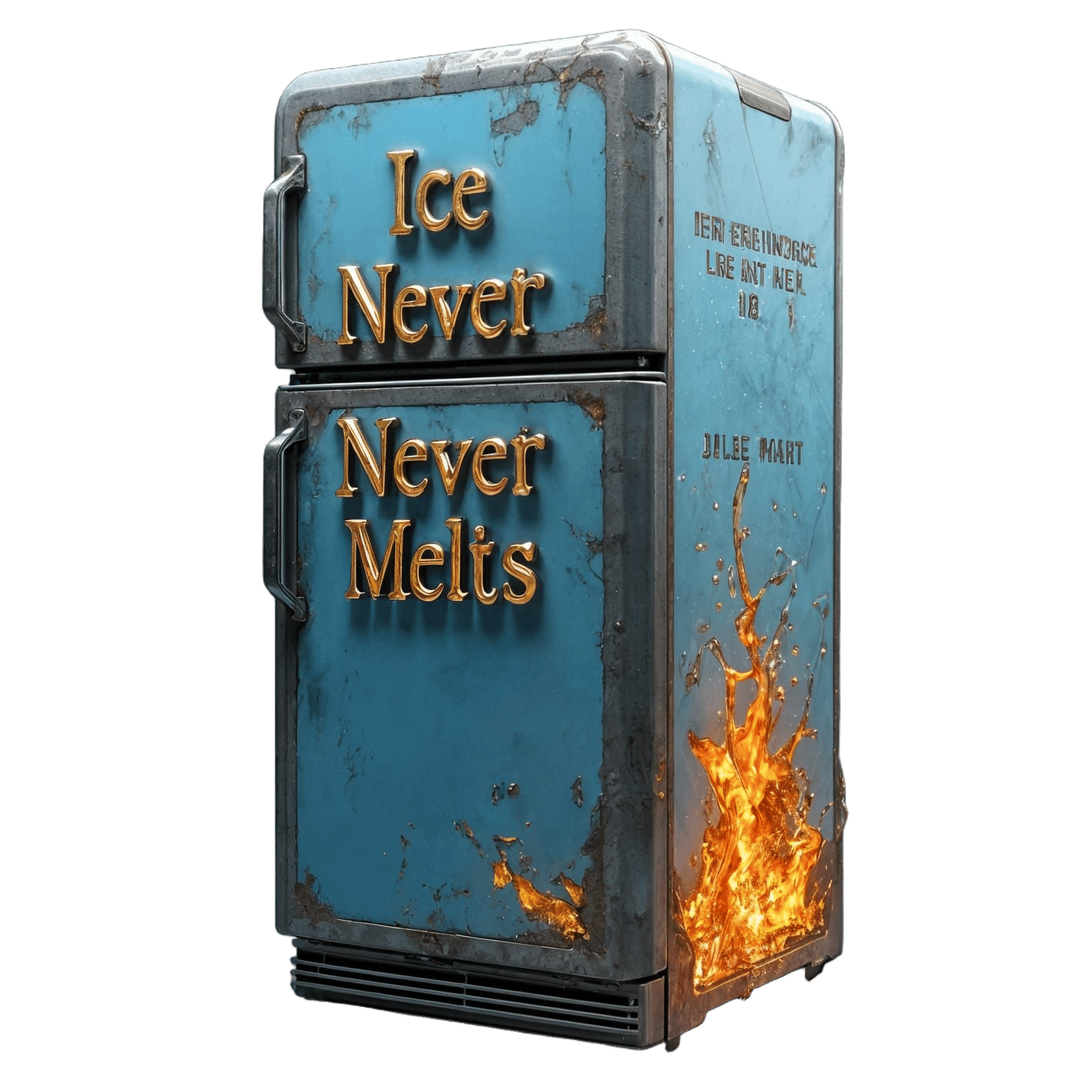 Frigidaire Ice Maker With Custom Text, Fantasy Art