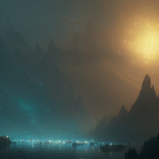 Lights on Dark Waters: A Digital Masterpiece