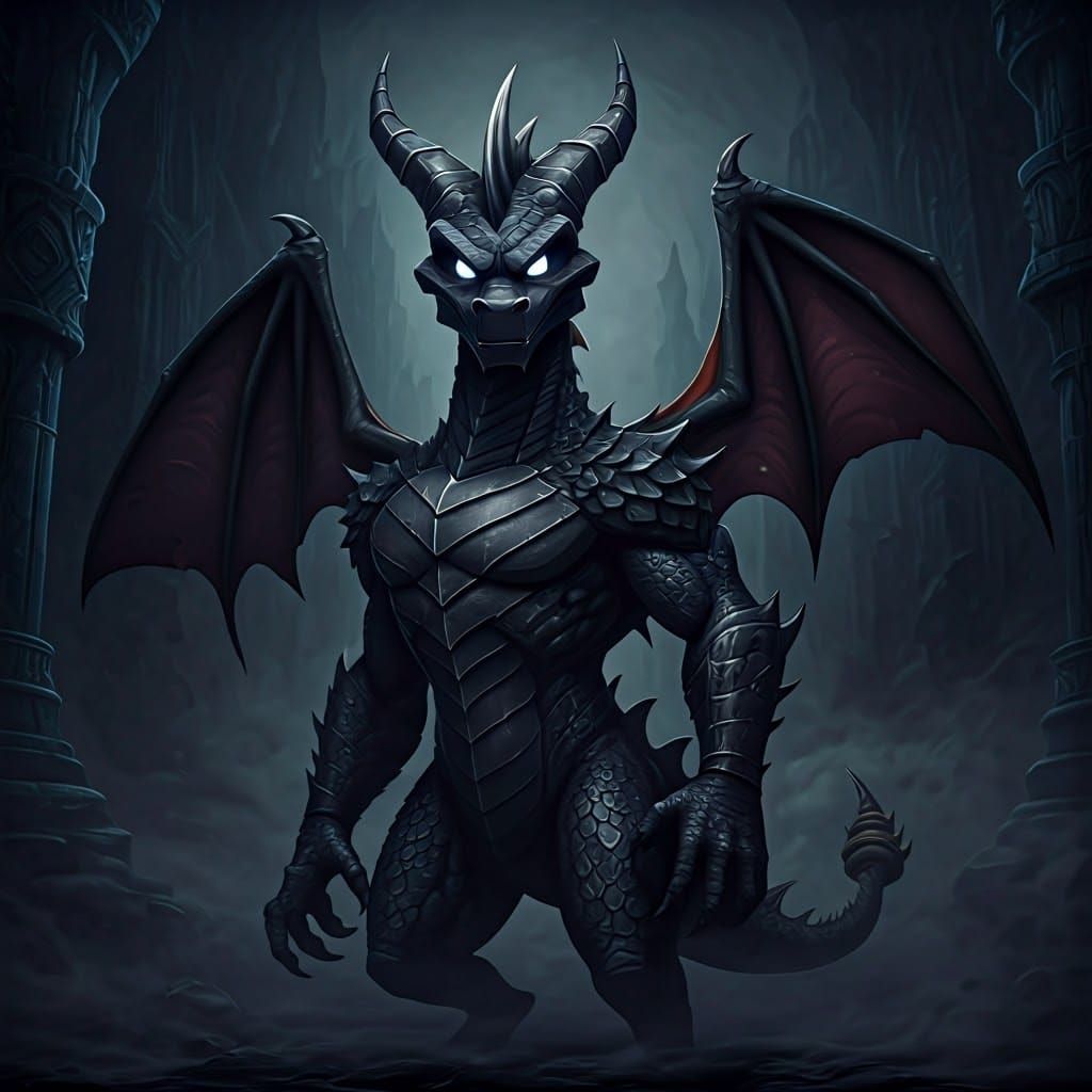 Eternal Night Horror Fantasy Art in Dark Realism Style