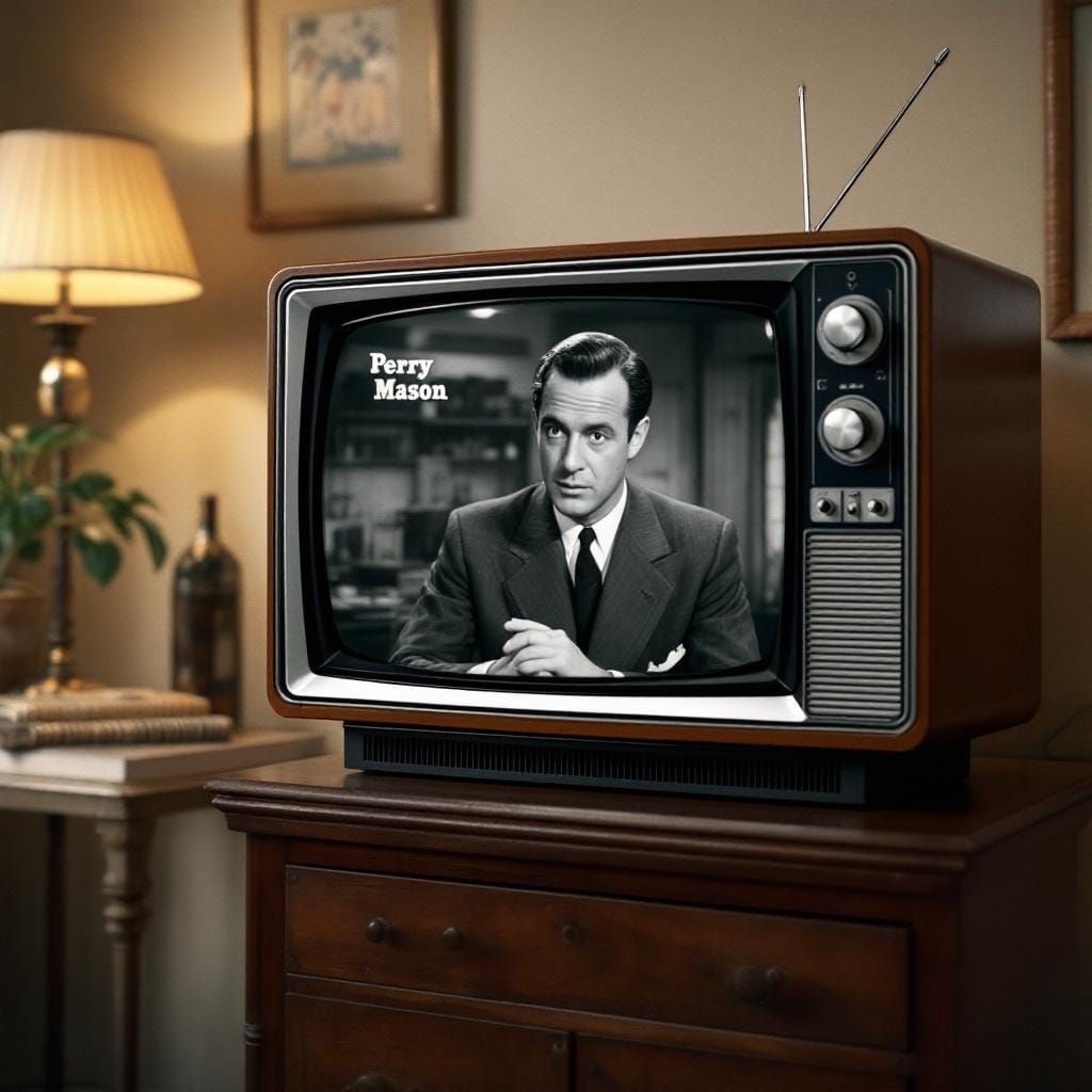 B&W TV: "Perry Mason"