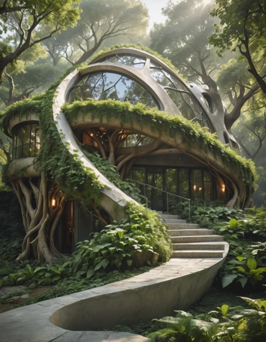 Organic Architecture: Sustainable Building Integrated with N...