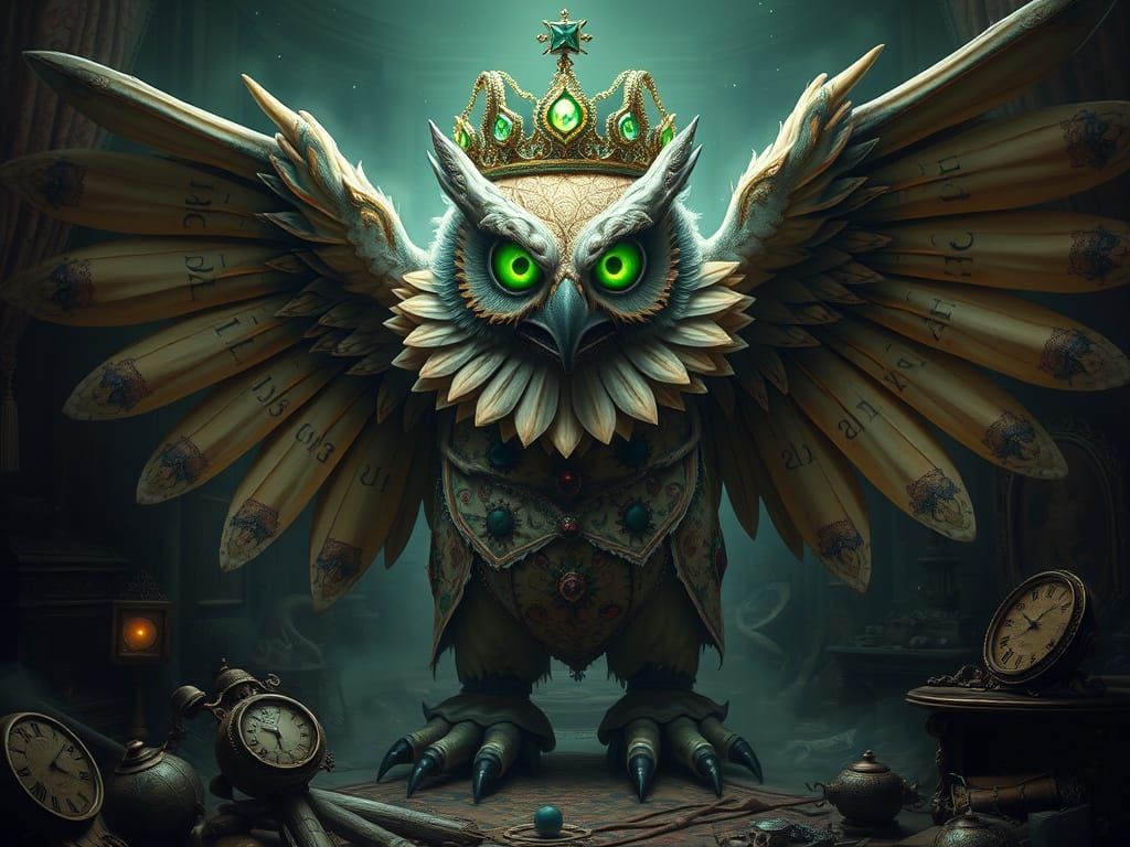 Cyberpunk Carnival Beast in Victorian Era Carnival Banners S...