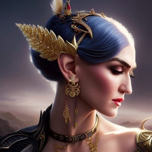 Gwen Stefani as Elf in Digital Art Masterpiece