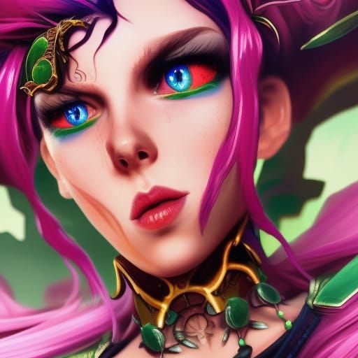 Fantasy NFT Character Portrait in Detailed Digital Art