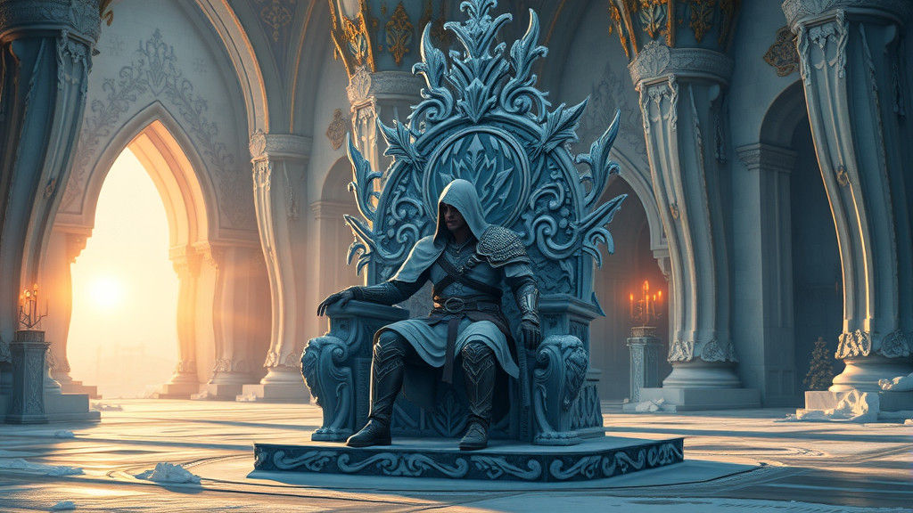 Assassin's Creed Warrior on Ice Throne