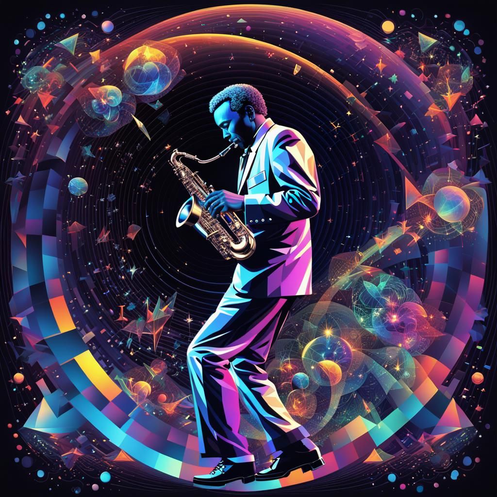 Parker's Psychedelic Saxophone on Saturn's Moon