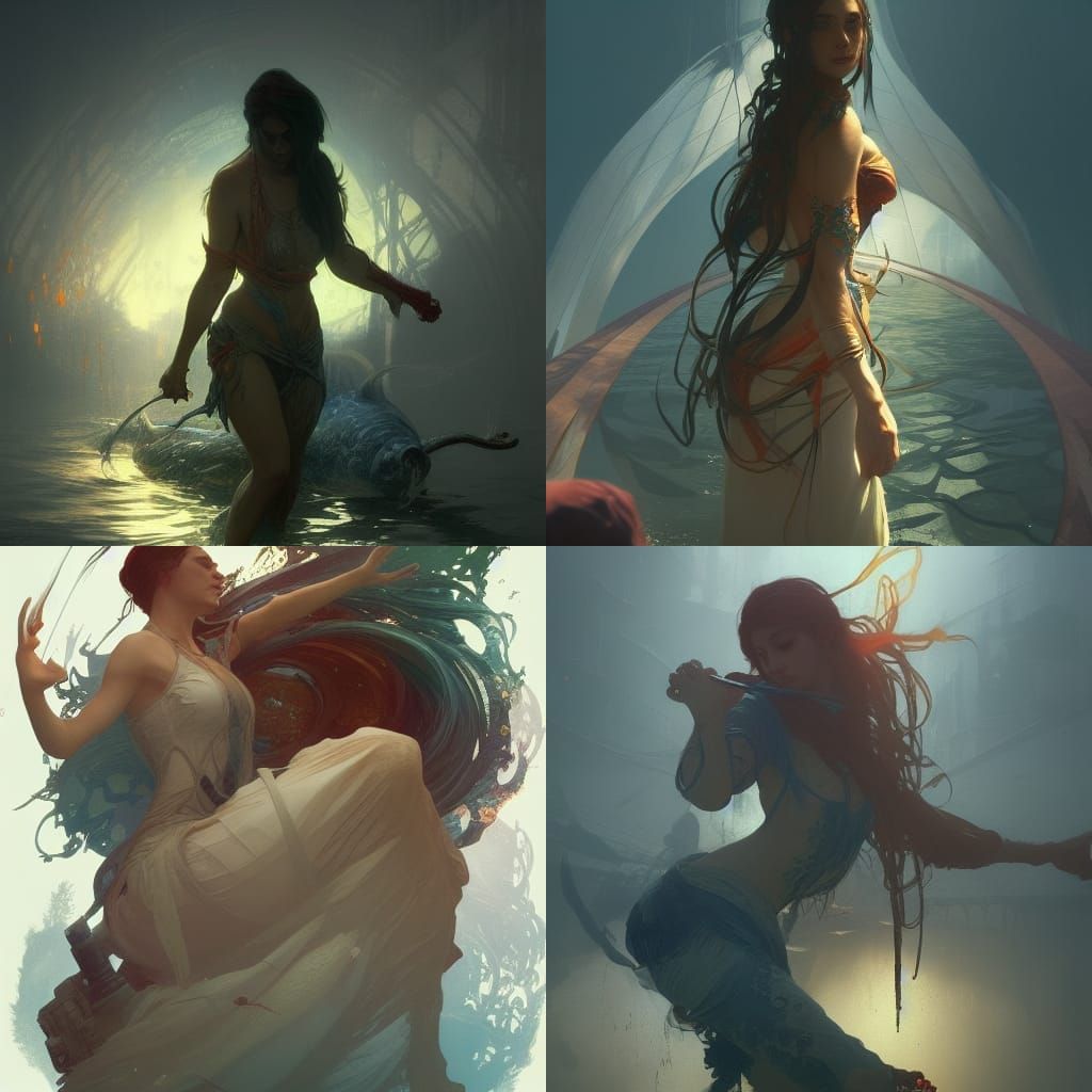 Blood in the Water: Hyperdetailed Splash Art