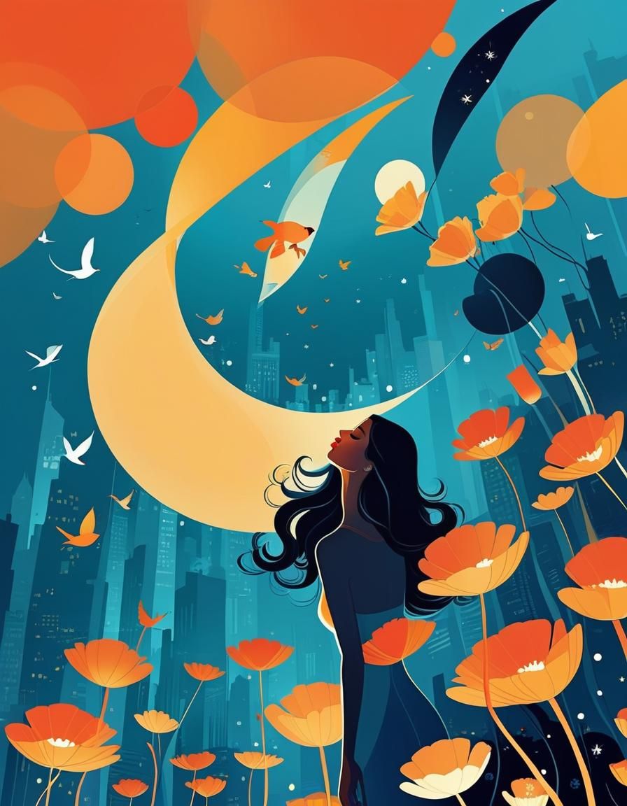 Vibrant Digital Illustration of Unity