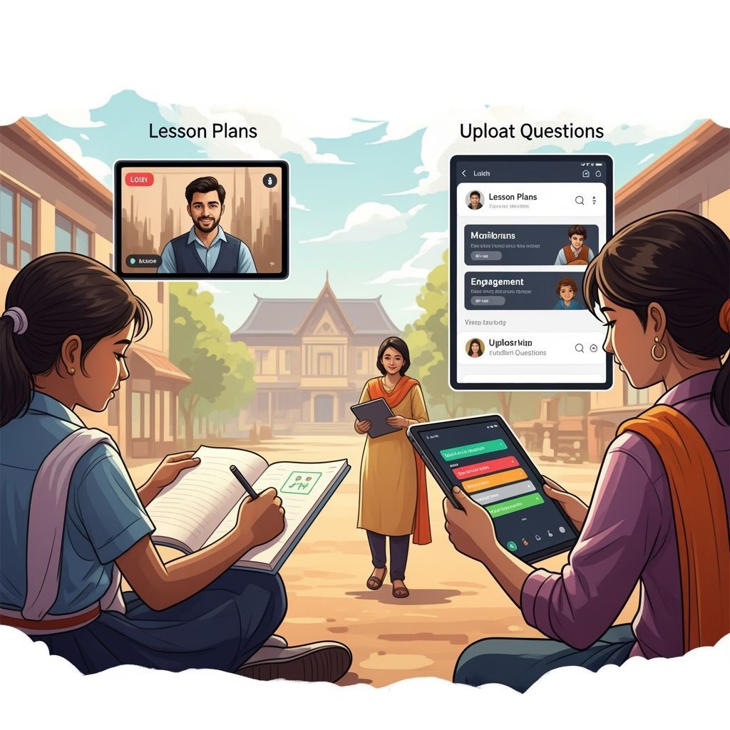 Student and Teacher Tablet Learning in India