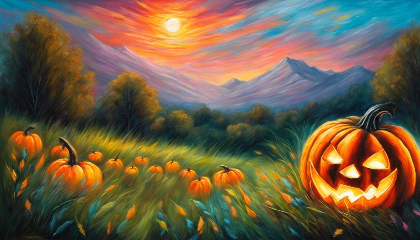 Jack-O-Lantern Painting