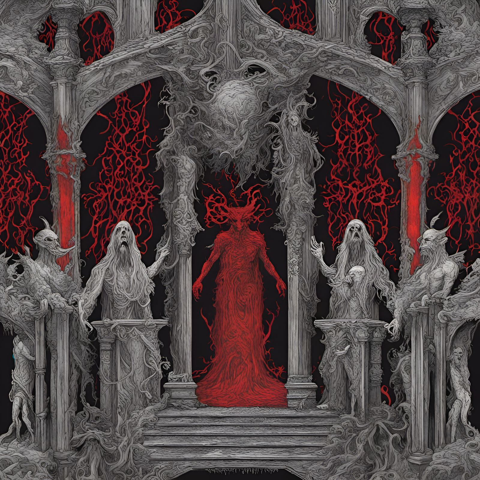 Gates of Hell: A Black Metal Horror Scene