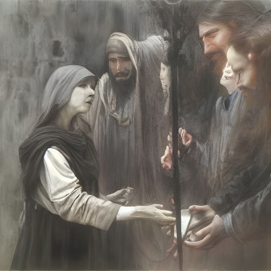 Jesus Healing the Sick in Classic Style