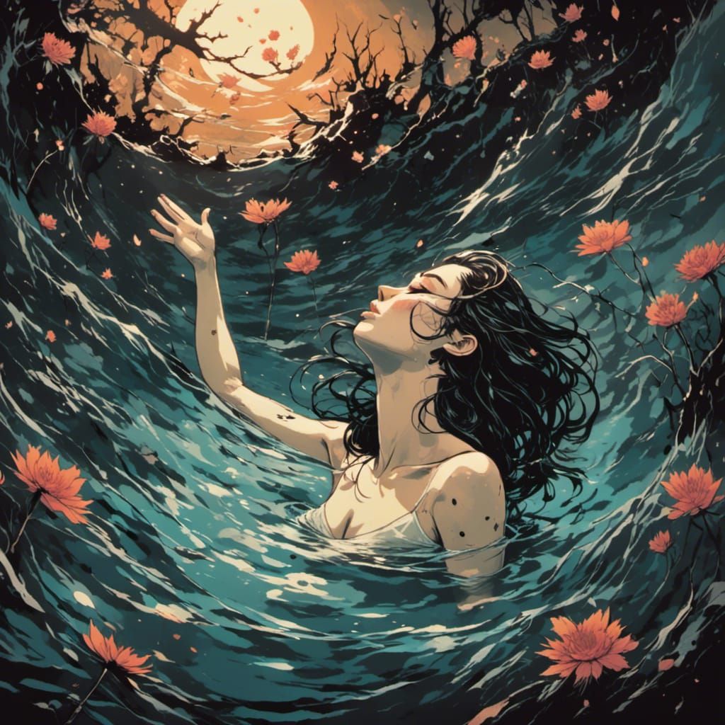 Bathe in silence, drown in noise -.