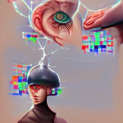 Surreal Art: Abstract Visualization of Mind Control