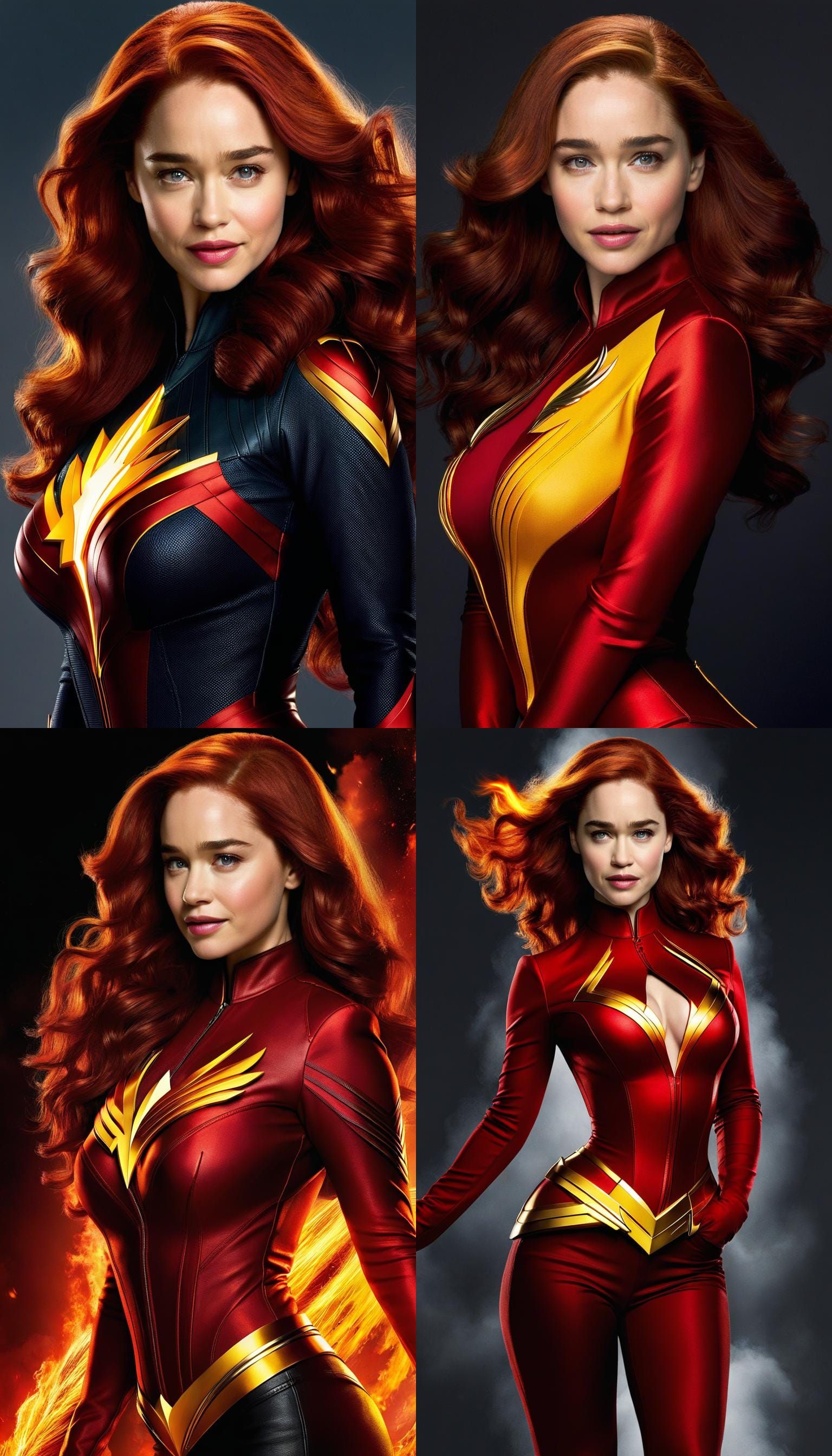 Emilia Clarke as Phoenix Jean Grey