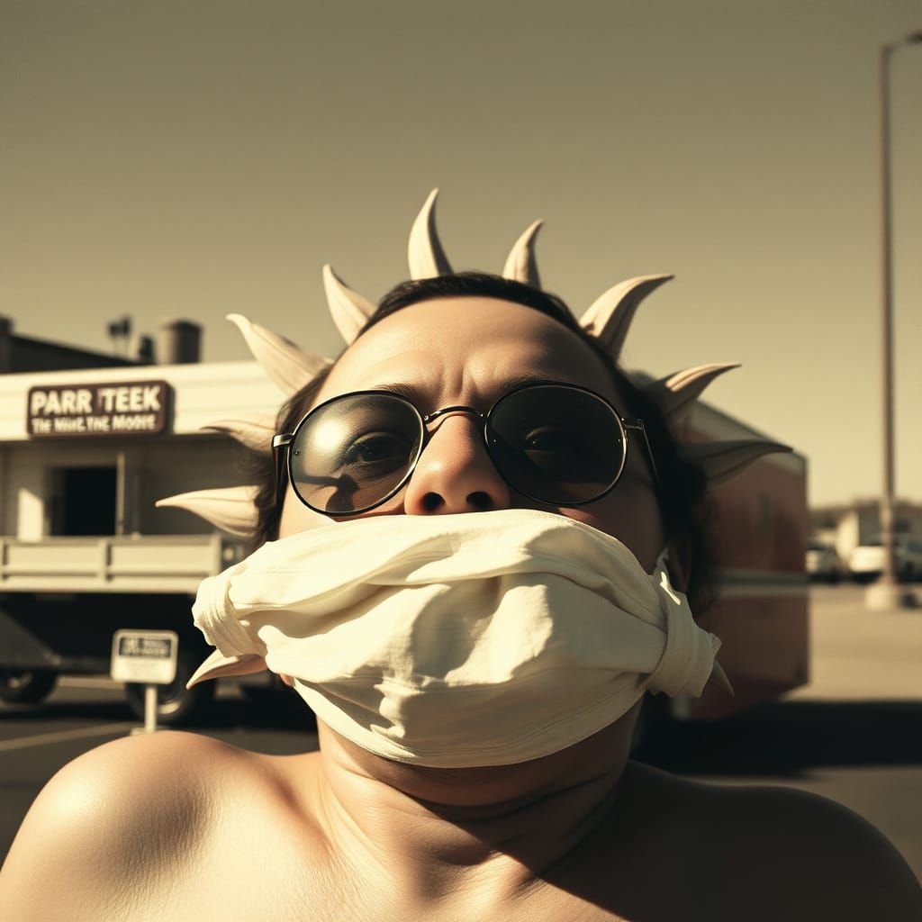 Surreal Photo of Grammatical Sun Pollutant Doublespeak