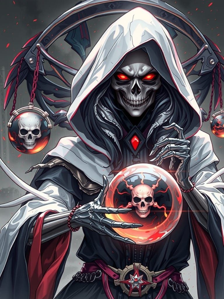 Ethereal Grim Reaper in TRIADIC Colors