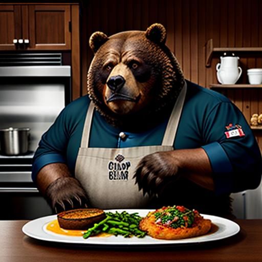 Bruno: A grumpy, old-school bear chef who believes in tradit...
