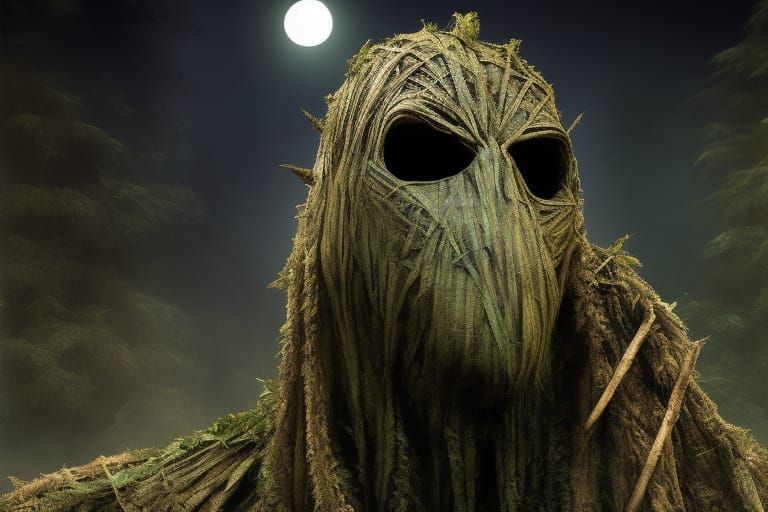 Surreal Swamp Thing Digital Illustration