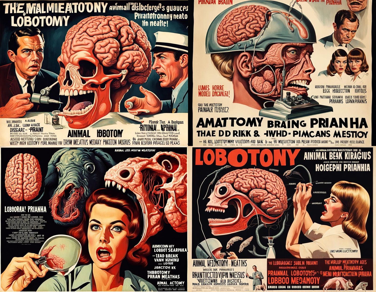 Disturbing 1960s Horror Movie Poster