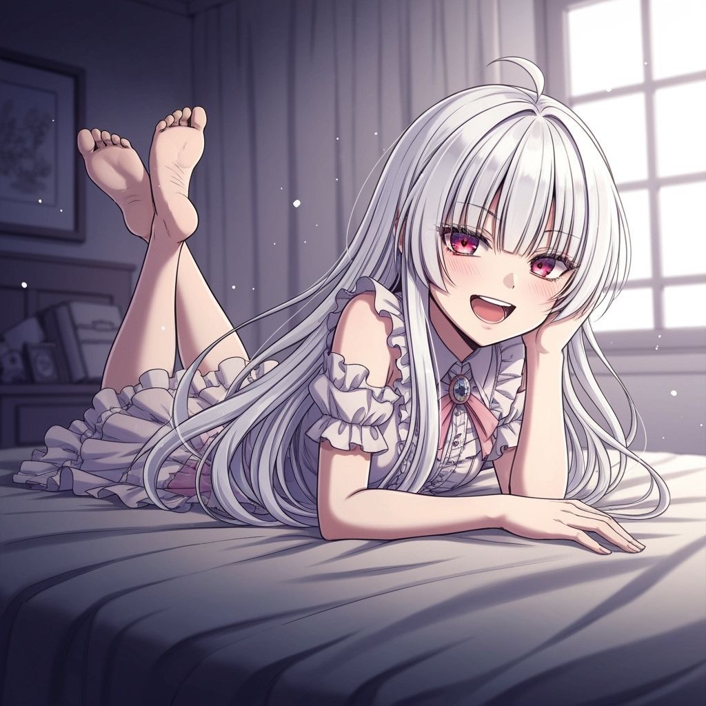 Cute Princess in Frilly Pastel Outfit, Kani Biimu Style