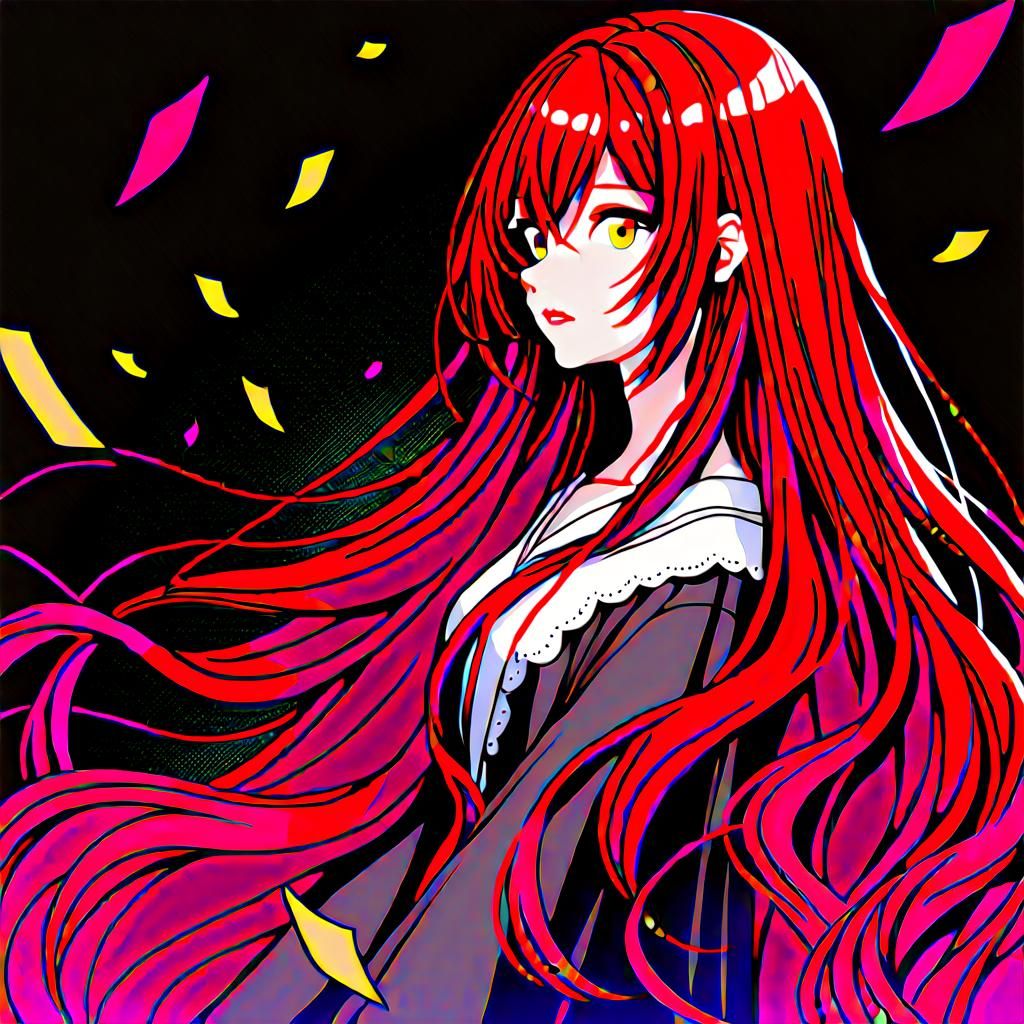 Beautiful Red Haired Woman Portrait