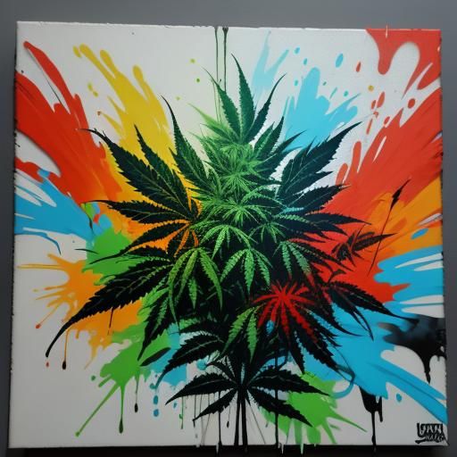 Colorful Graffiti Art with Polychromatic Details