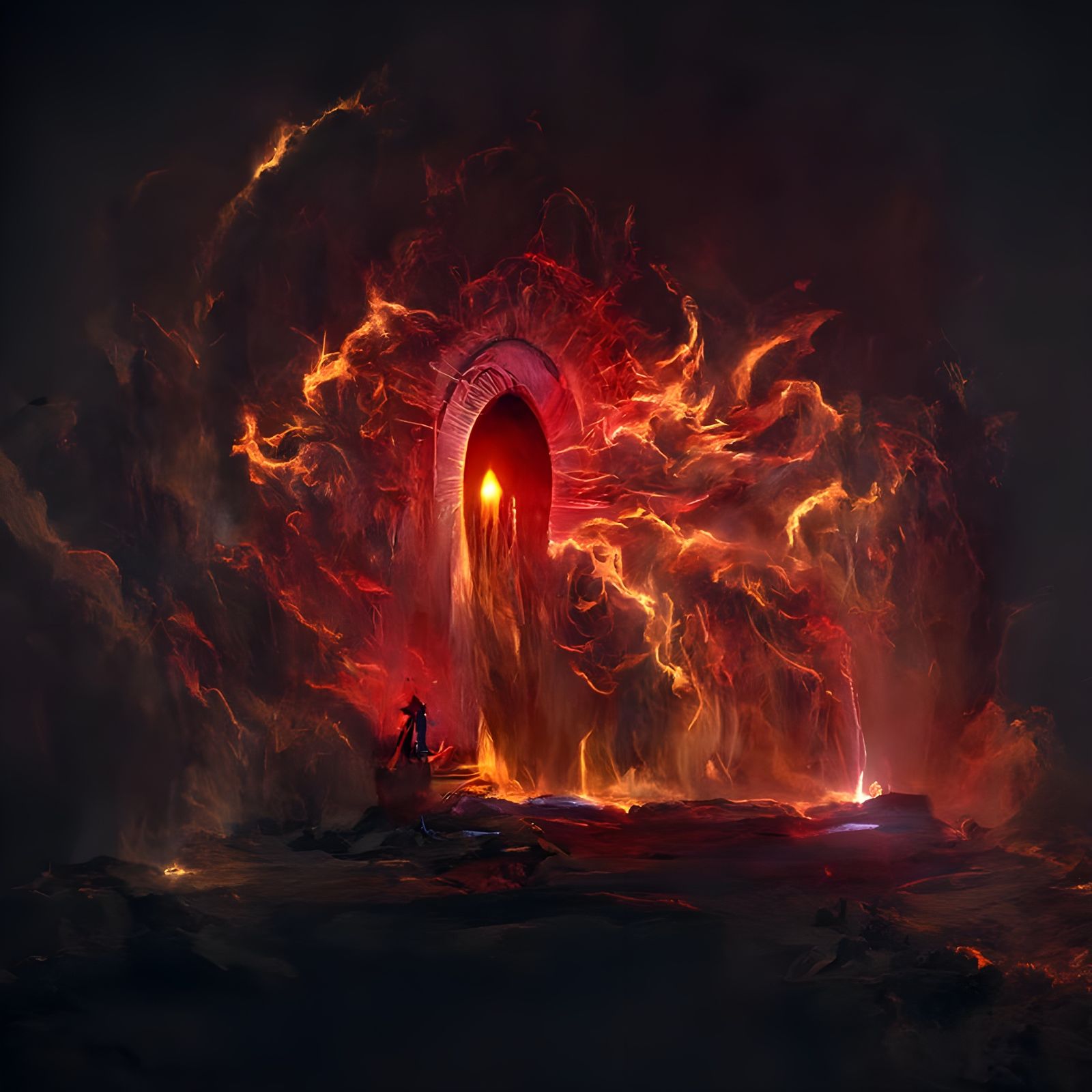 Hellish Arcane Portal of Raging Flames