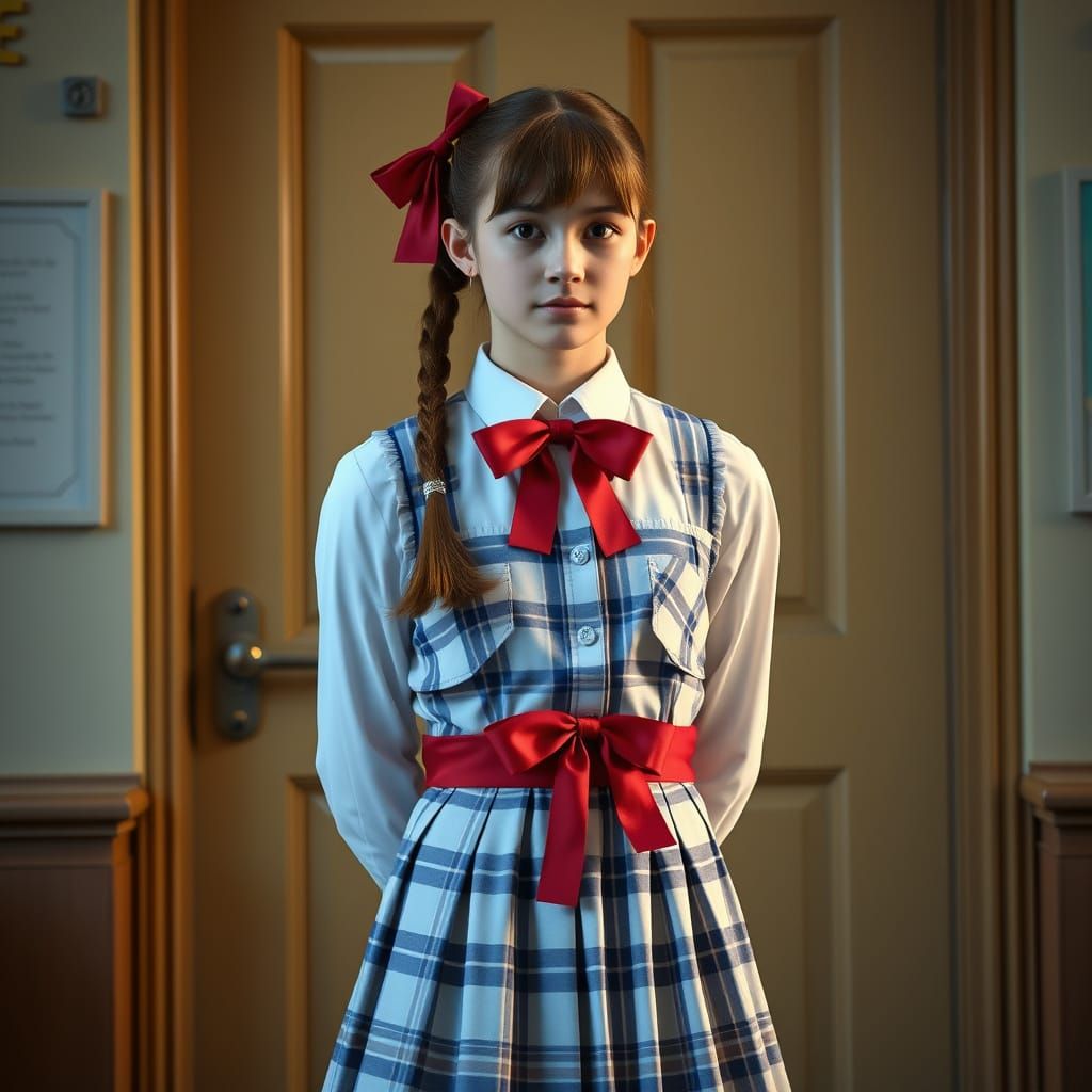 Ethereal Victorian Crossdresser in Cinematic Portrait