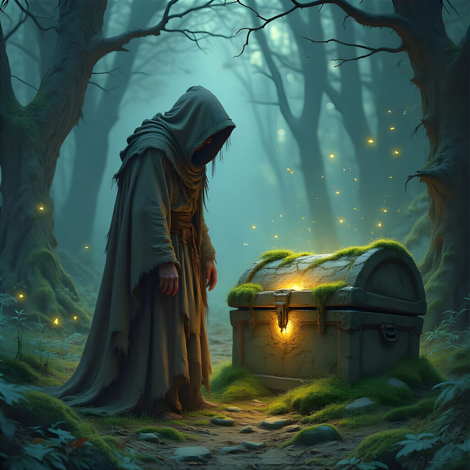 Mystical Chest Discovery in Forgotten Forest