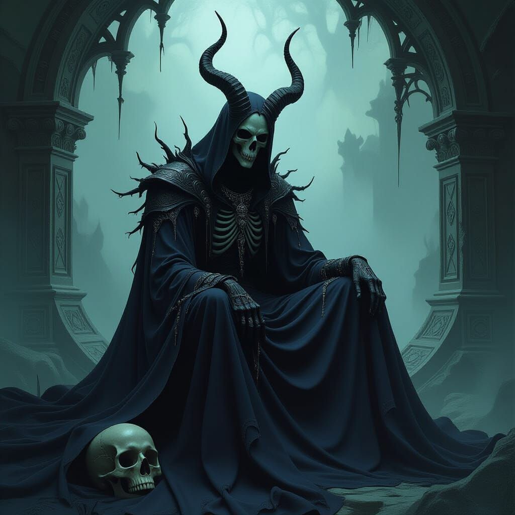 Prince Namira: Gothic Illustration of Decay and Corruption