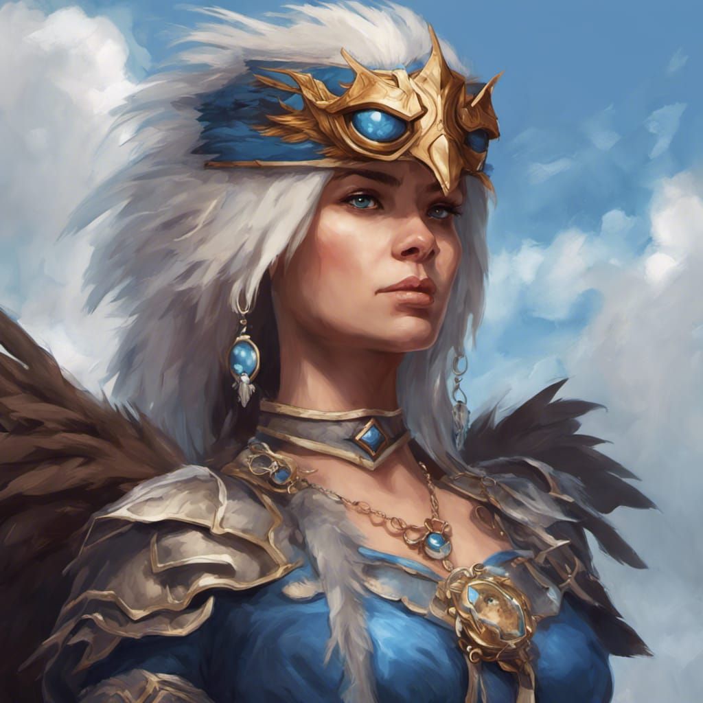 Tribal Princess DnD Style Character