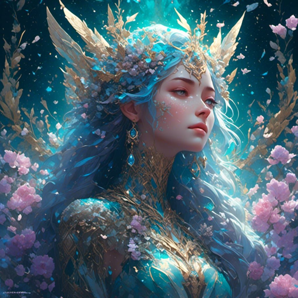 Blue celestial princess