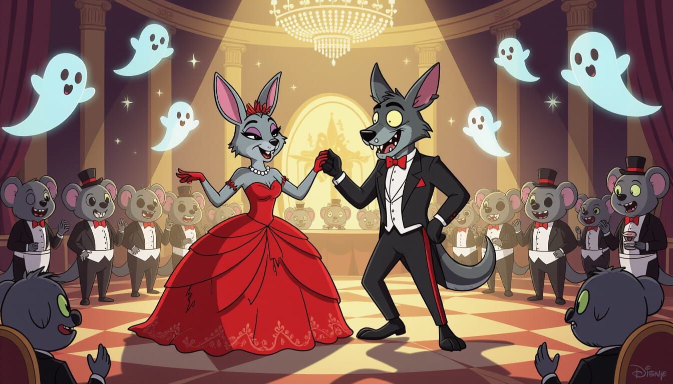Zombie Kangaroos Dance at Eerie New Year's Ball