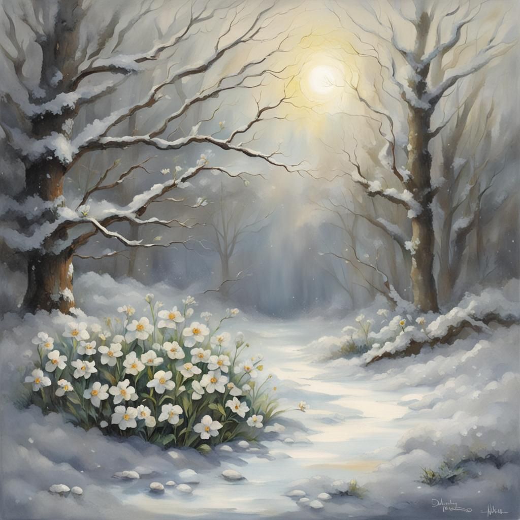 Winter's End: Flowers Awaiting Spring