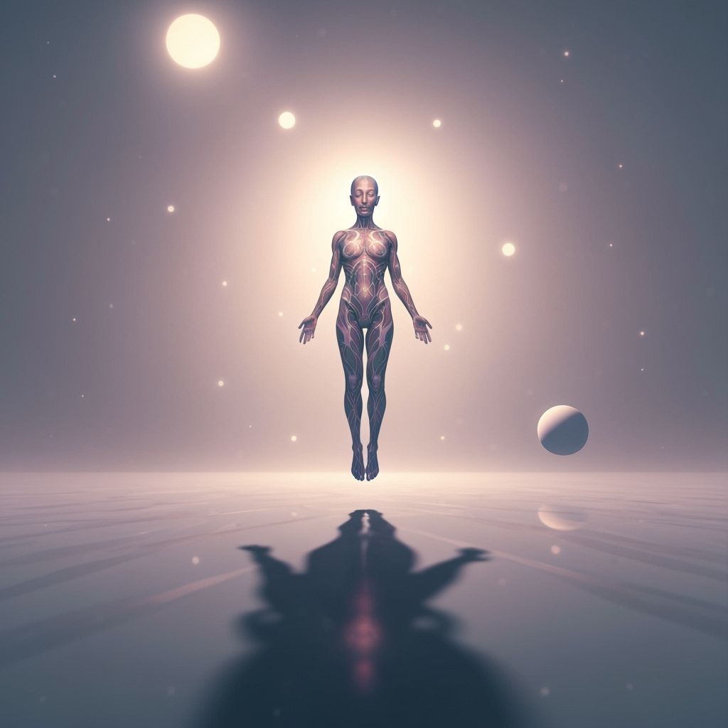 Ethereal Soul Confronts Human Form