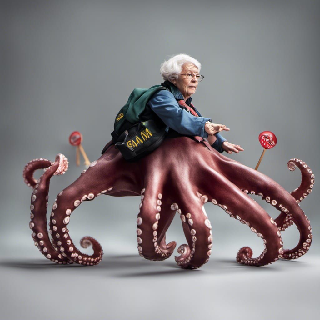 Half Grandma, Half Octopus,