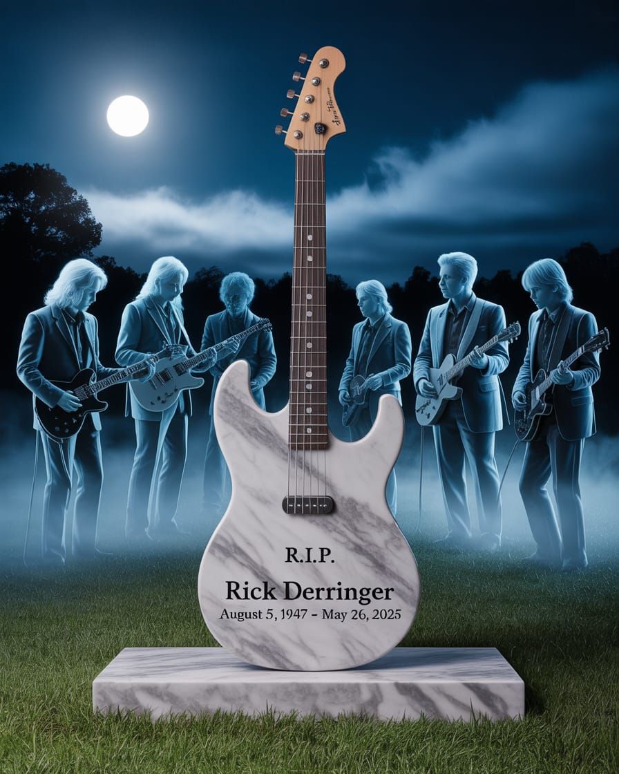 Spectral Musicians Honor Guitarist at Grave