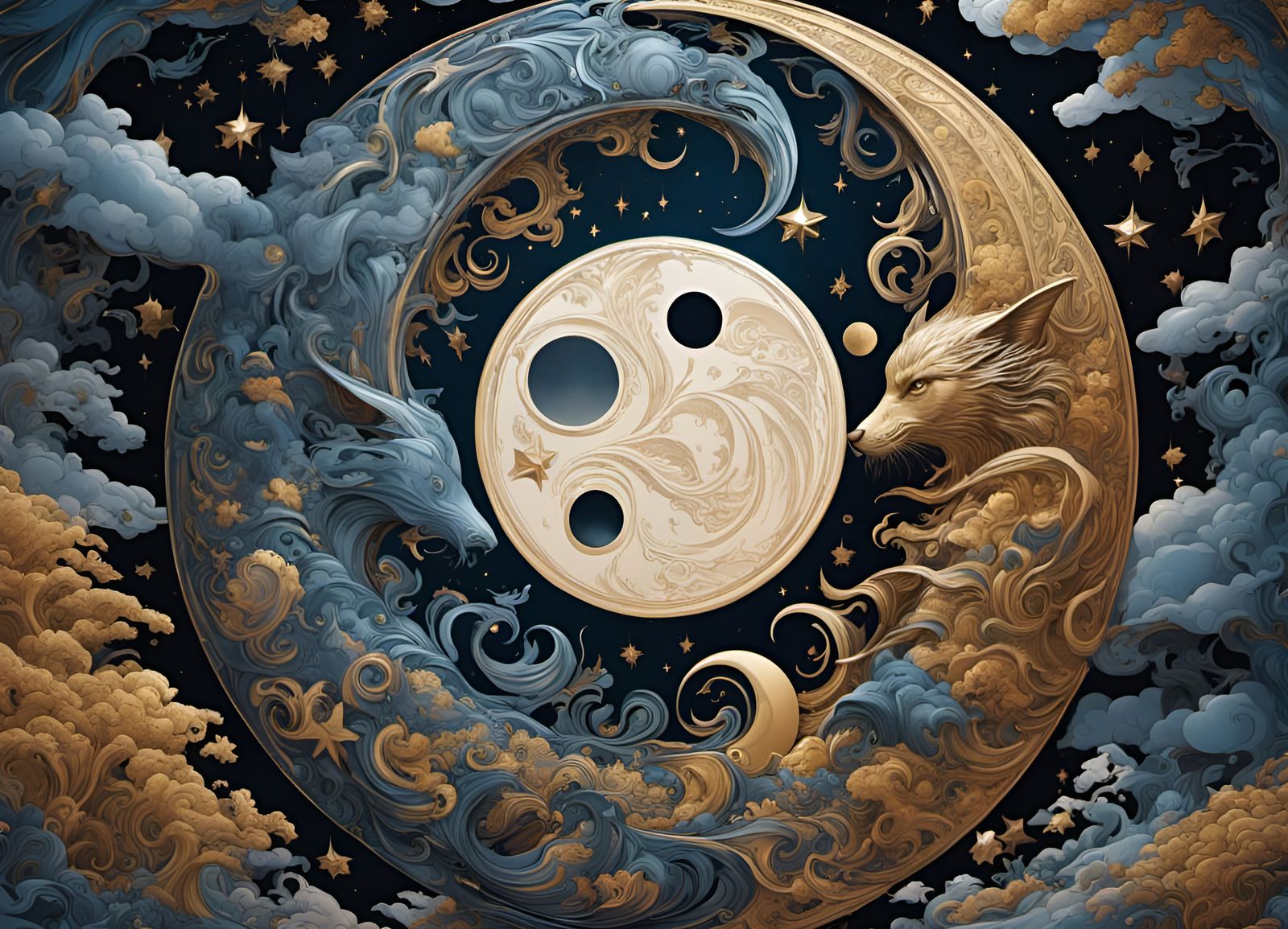 The Formation of the Wolf Yin Yang