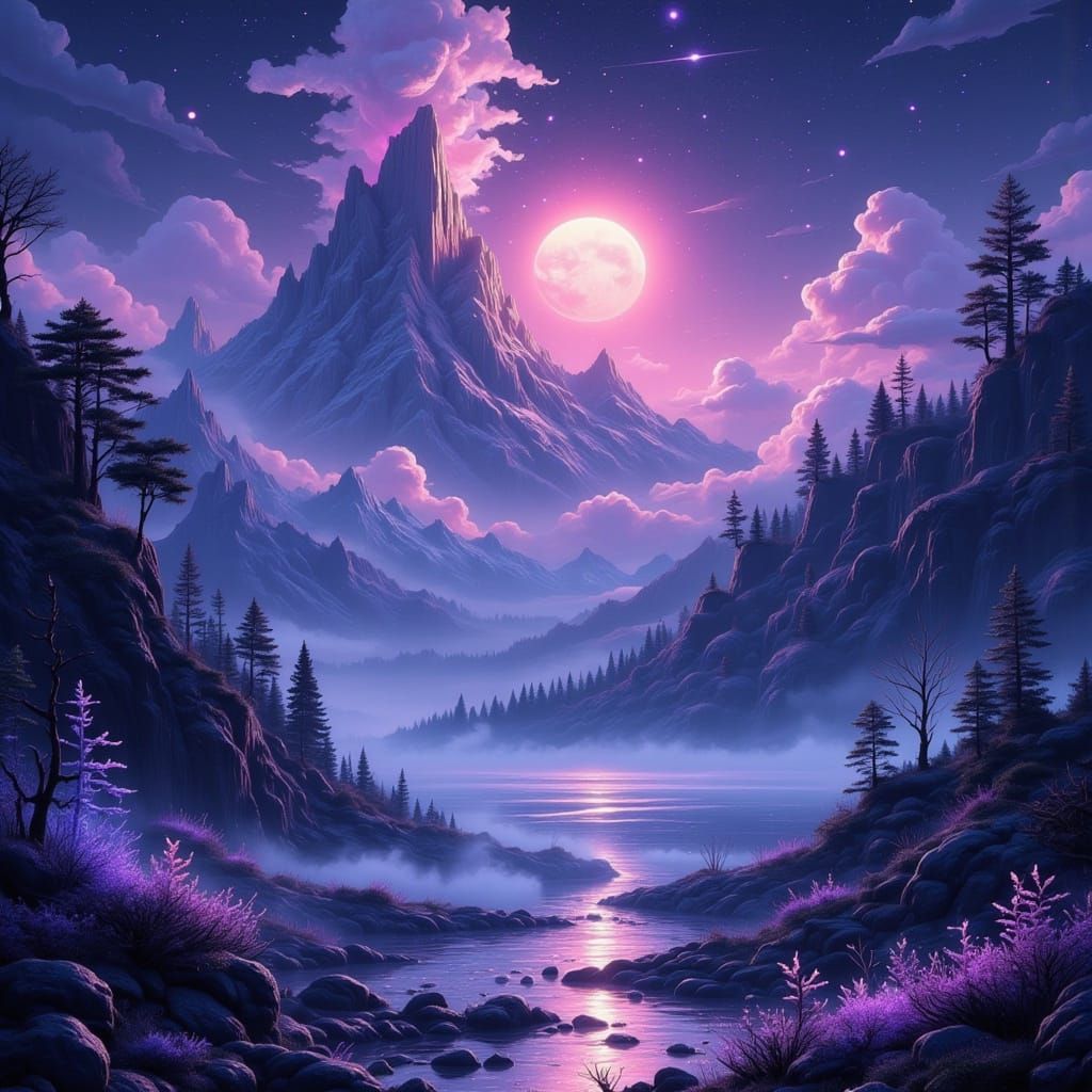 Ethereal Dreamscapes in Golden Minimalism